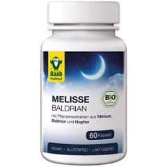Melisse Baldrian bio (60 Kapseln)