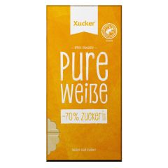 Weiße Xylit-Schokolade mit 35 % Kakao (80g)