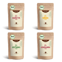 Goldene Milch Mischung 4er Bio Set