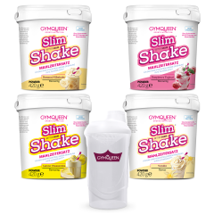 4 x Slim Shake + Shaker gratis