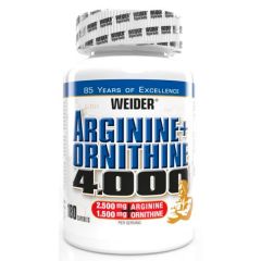 Arginine + Ornithine 4.000 (180 caps)