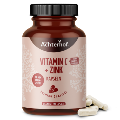 Vitamin C + Zink Kapseln (120 Kapseln)