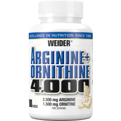 Arginine + Ornithine 4.000 (180 Kapseln)