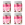 4 x Queenella Swirly Duo