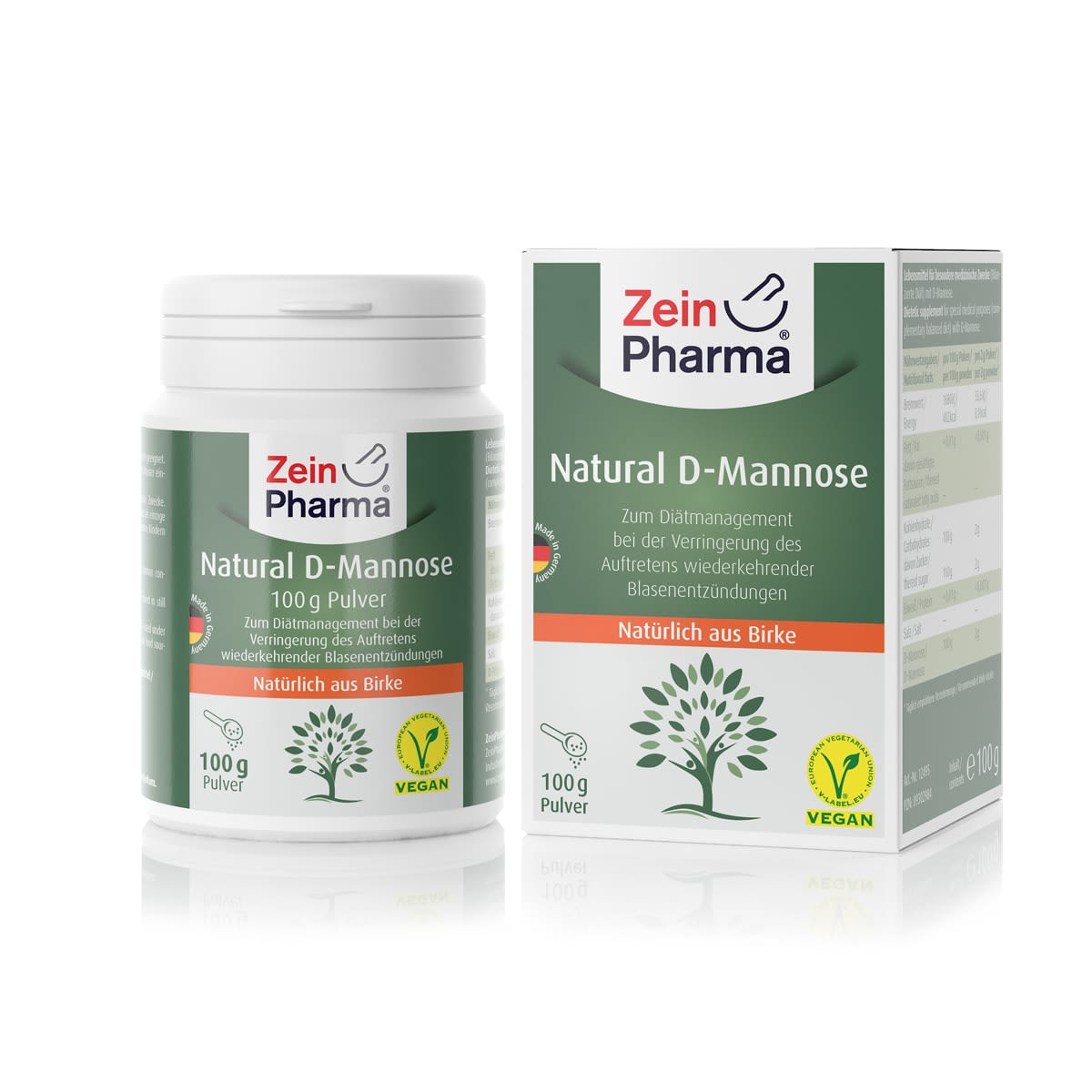 Natural D-Mannose Pulver (100g) Natural D-Mannose Pulver (100g)
