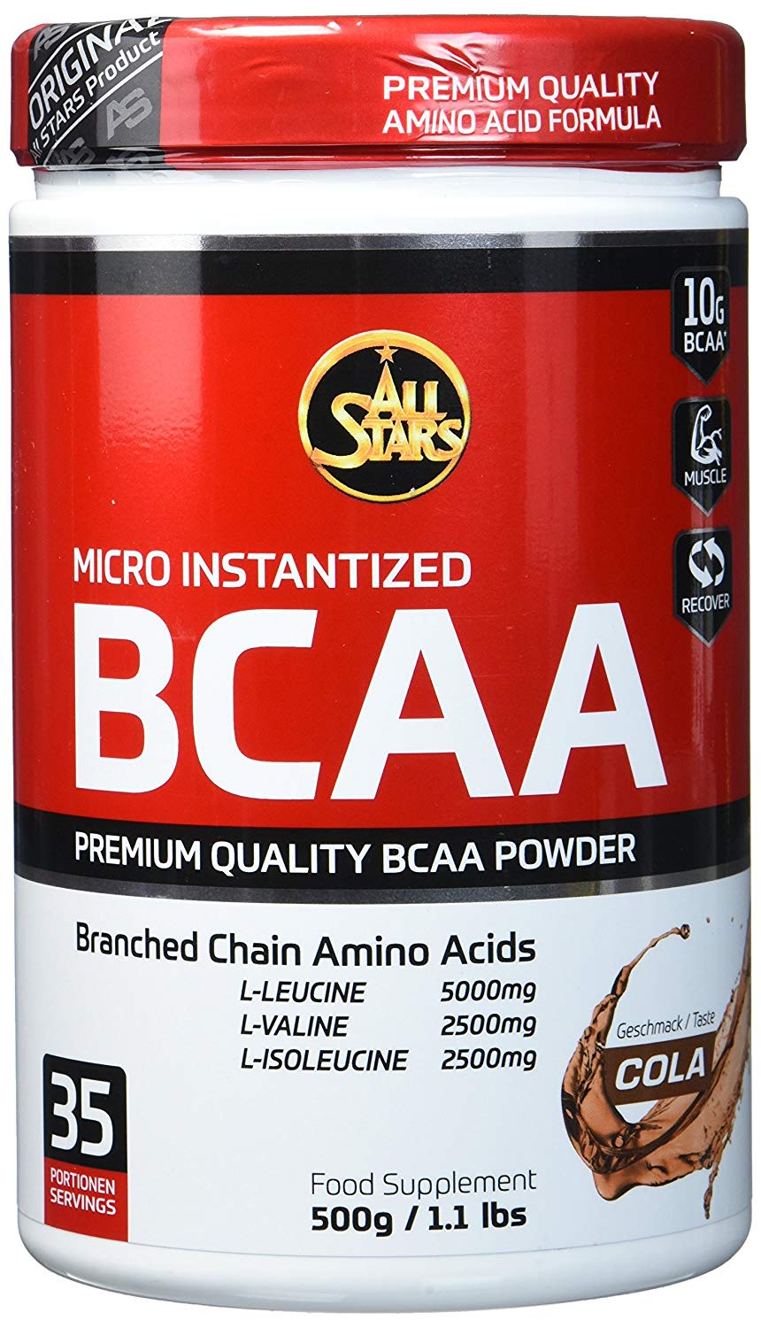 BCAA Powder - 500g - Cola BCAA Powder - 500g - Cola