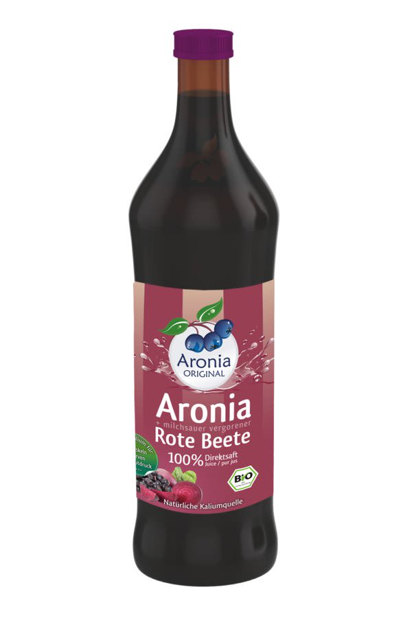 Aronia + Rote Beete 100% Direktsaft bio (700ml) Aronia + Rote Beete 100% Direktsaft bio (700ml)