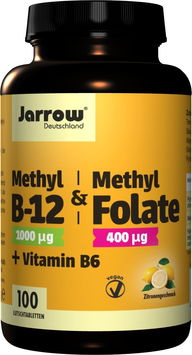 Methyl B-12 + Methyl Folate + Vitamin B6 (100 Lutschtabletten) Methyl B-12 + Methyl Folate + Vitamin B6 (100 Lutschtabletten)