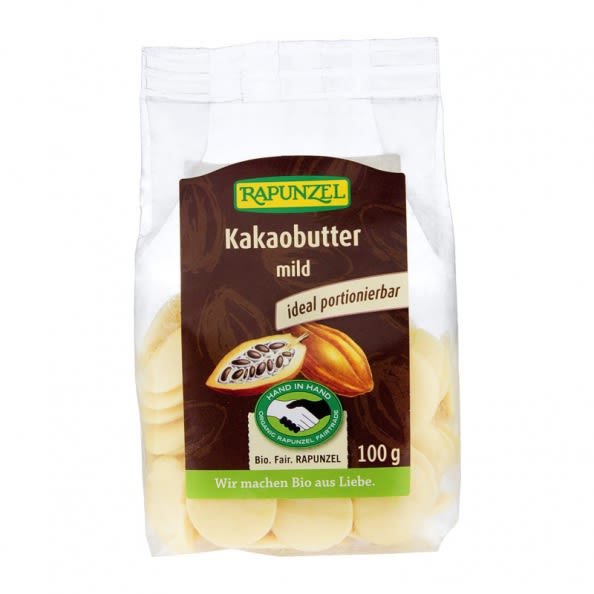 Kakaobutter mild Bio (100g) Kakaobutter mild Bio (100g)