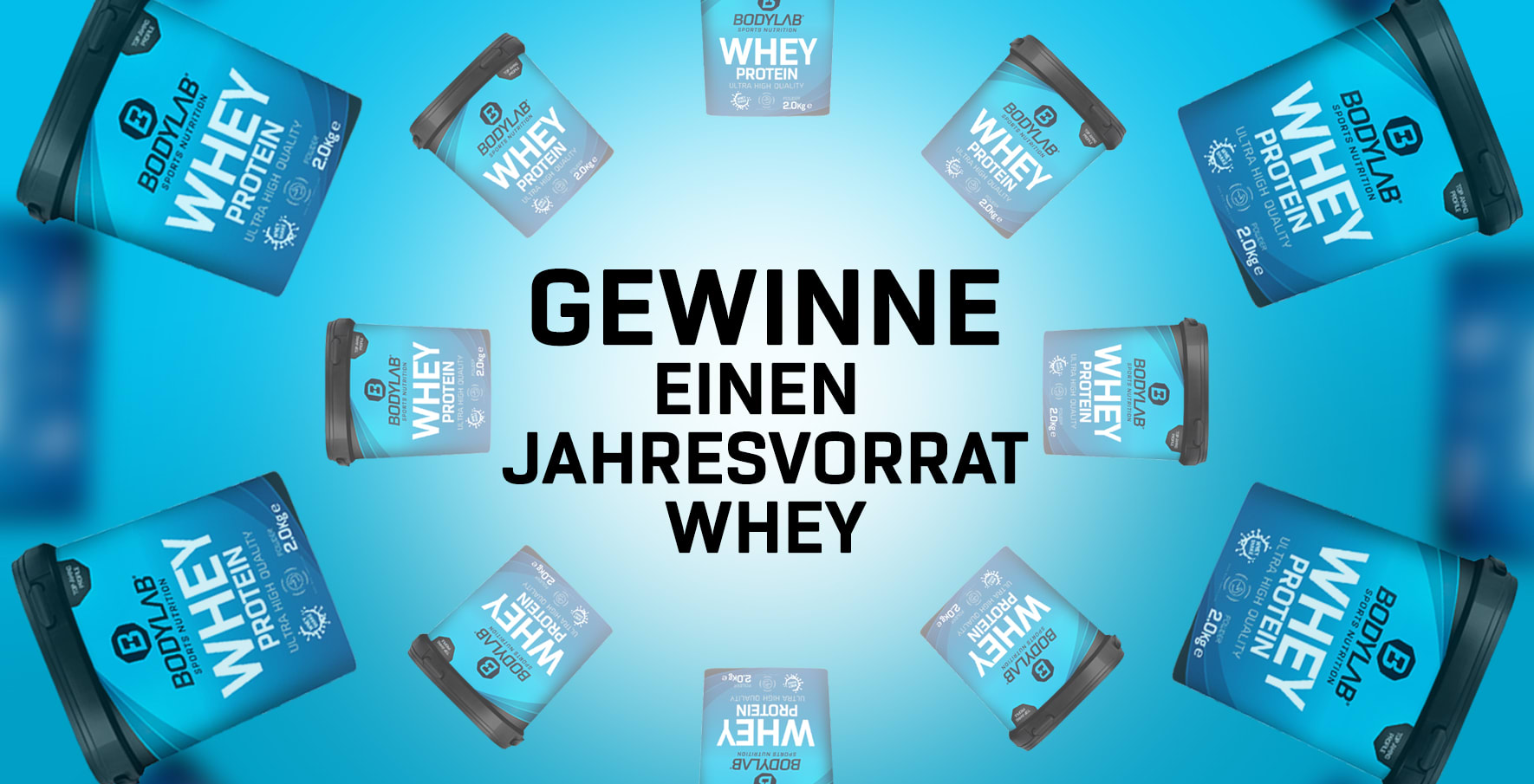 Gewinne Jahresration Whey Proteinl!