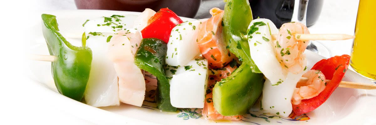 1500x500 Fisch am Spieß mit Estragon