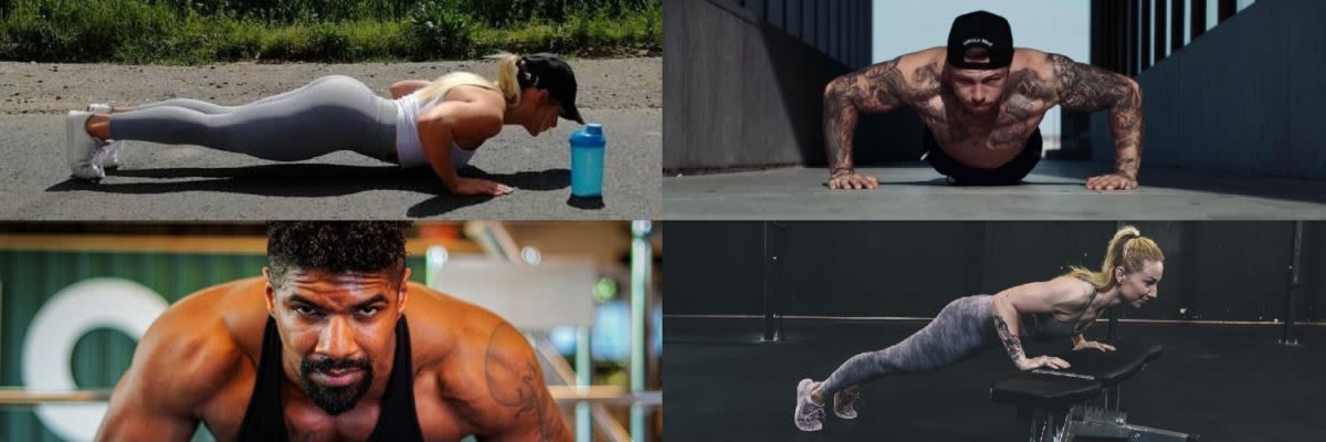 Push Up 4 Athleten