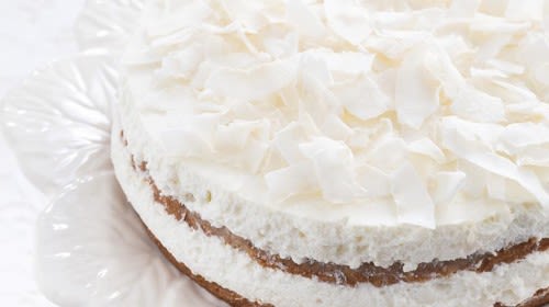 Schneller Kokos-Fitnesskuchen