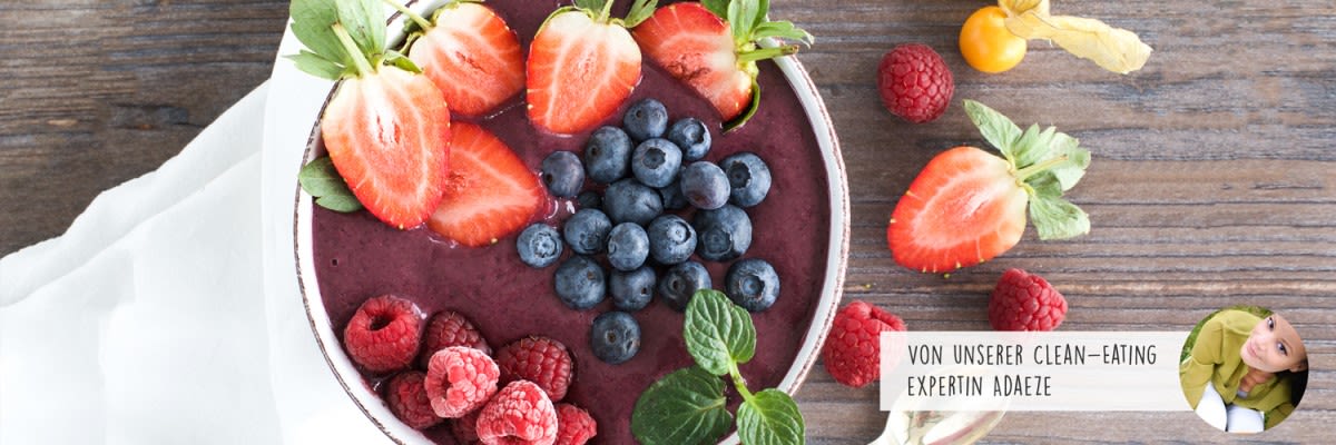 Acai Brombeer Smoothie Bowl