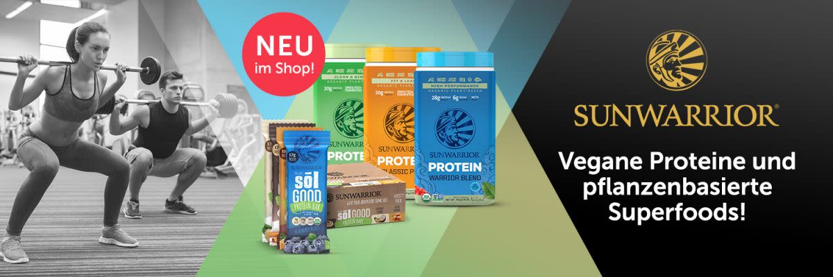 SunWarrior - Vegane Proteine und pflanzenbasierte Superfoods!