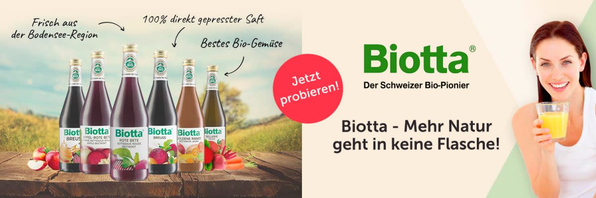 Biotta - Mehr Natur geht in keine Flasche!