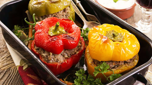Gefüllte Paprika
