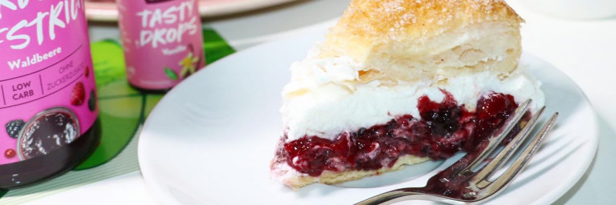 Leichte Mini-Blätterteig-Torte