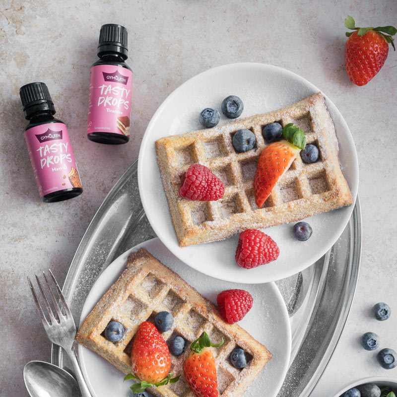 Waffeln mit Tasty Drops