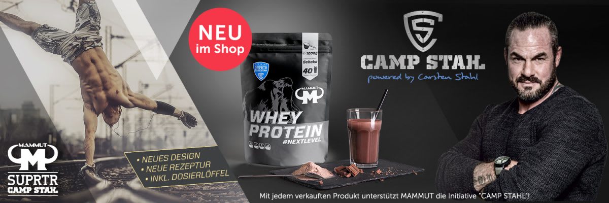 Das neue Mammut Whey Protein - Eiweiß für den guten Zweck - vitafy.de