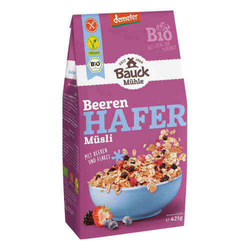 Hafermüsli mit Beeren glutenfrei bio (425g)
