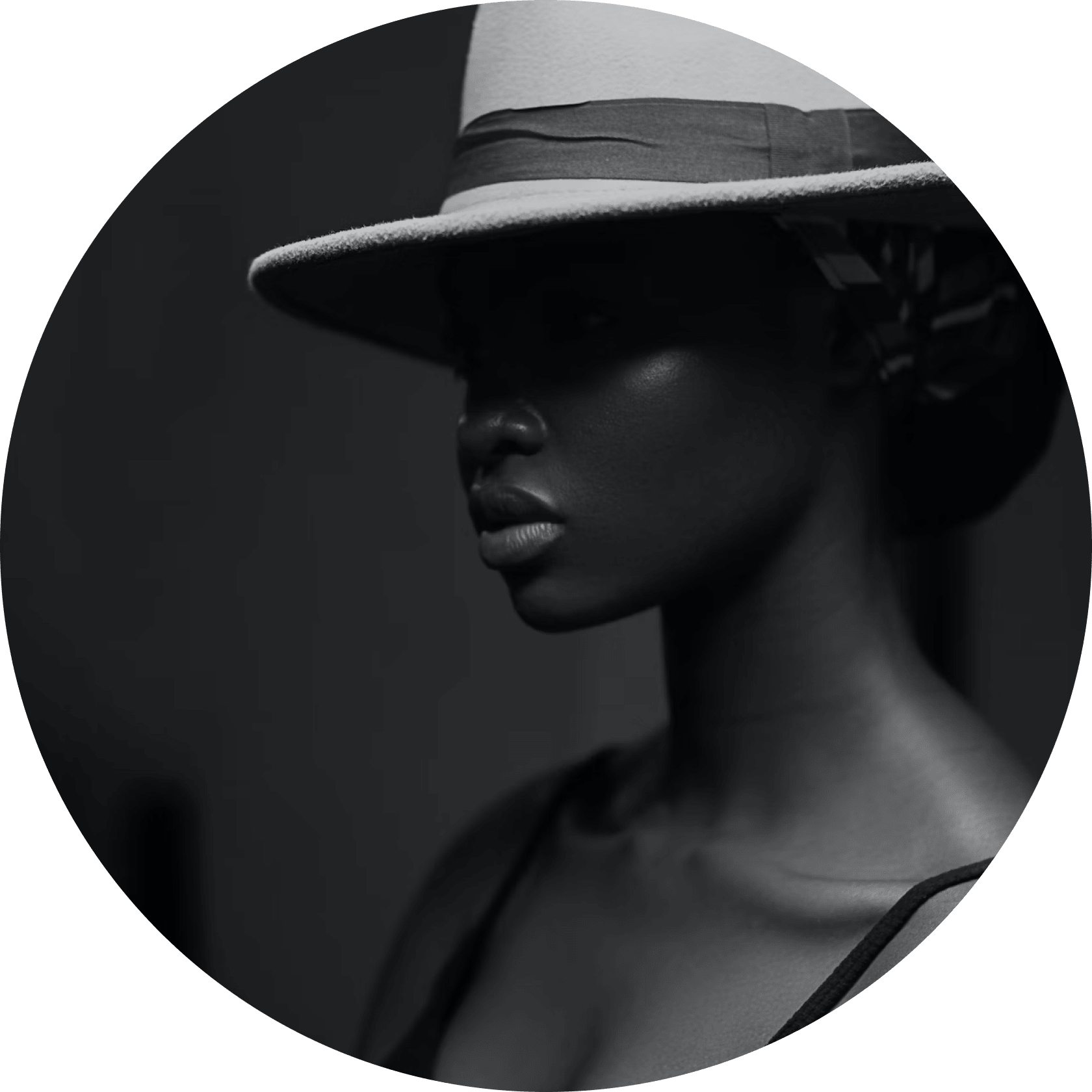 Woman in a hat