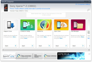 Sony Xperia - PC Companion
