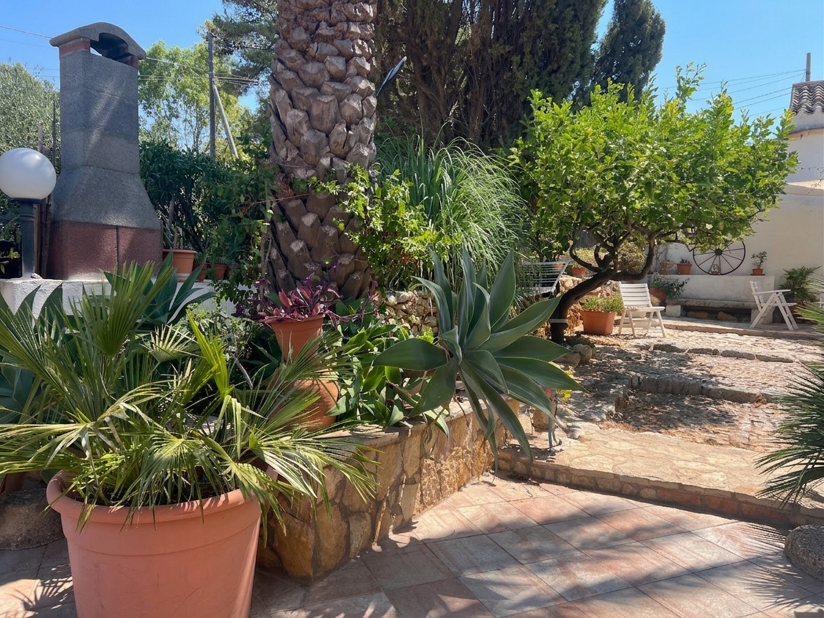 Baglio Ritunnu garden view