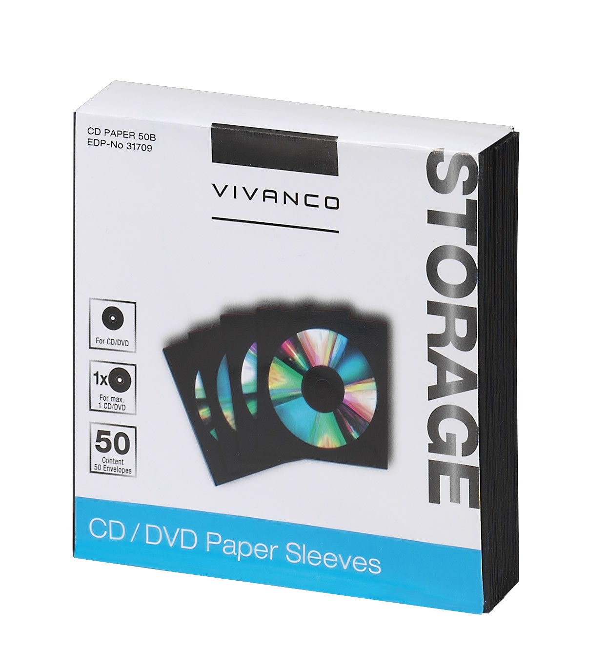 CD/DVD Papier-Umschläge, 50er Pack