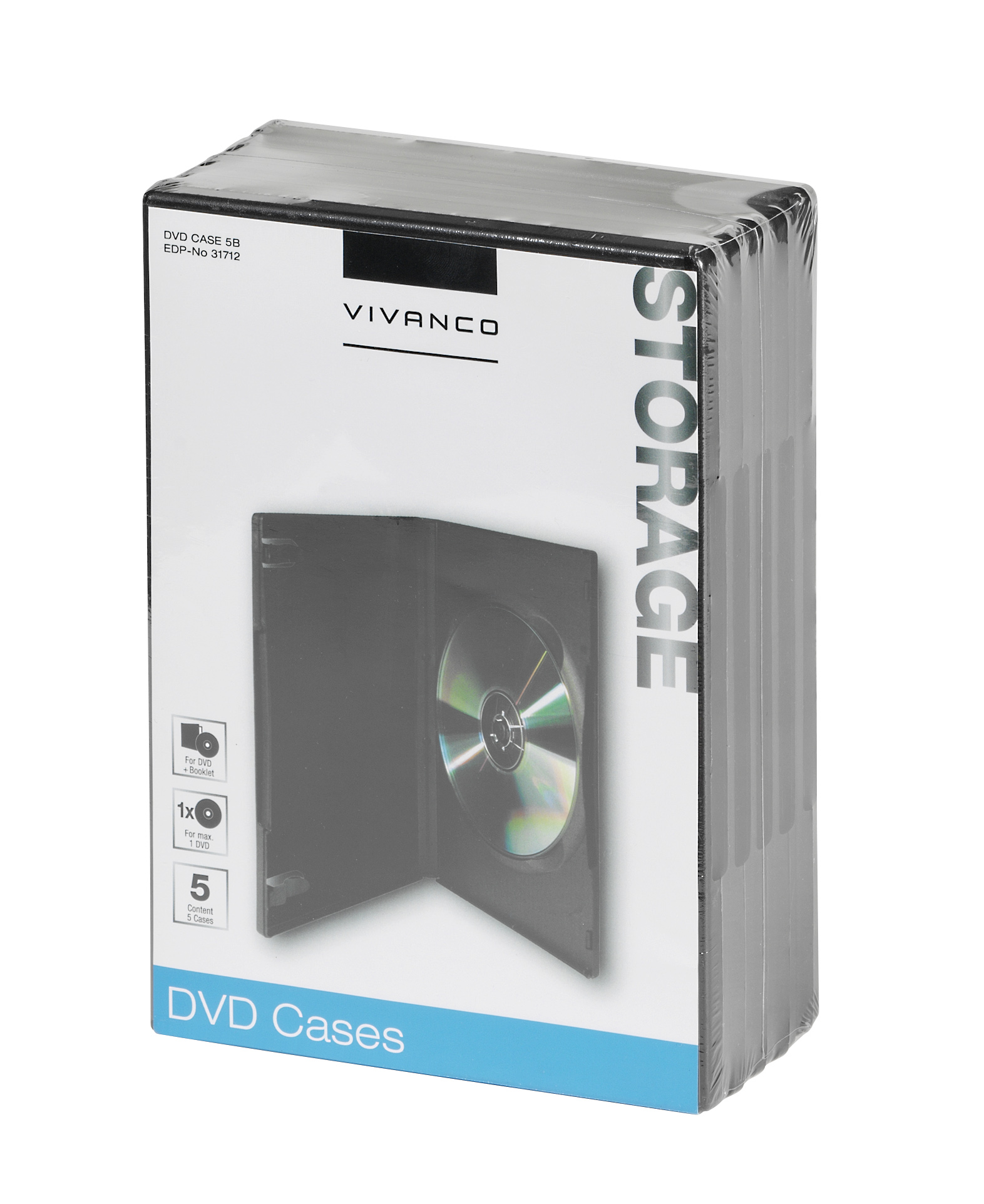 DVD Case, 5er Pack