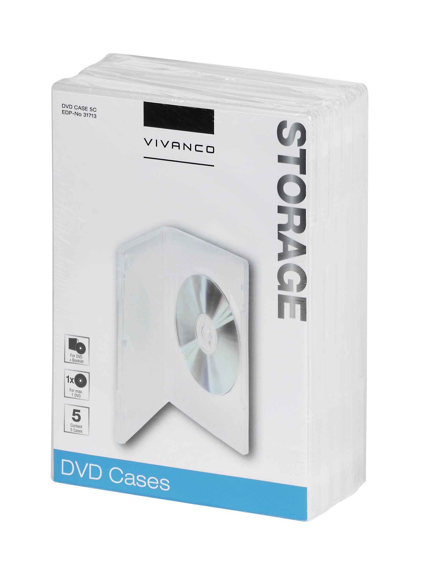 DVD Case, 5er Pack