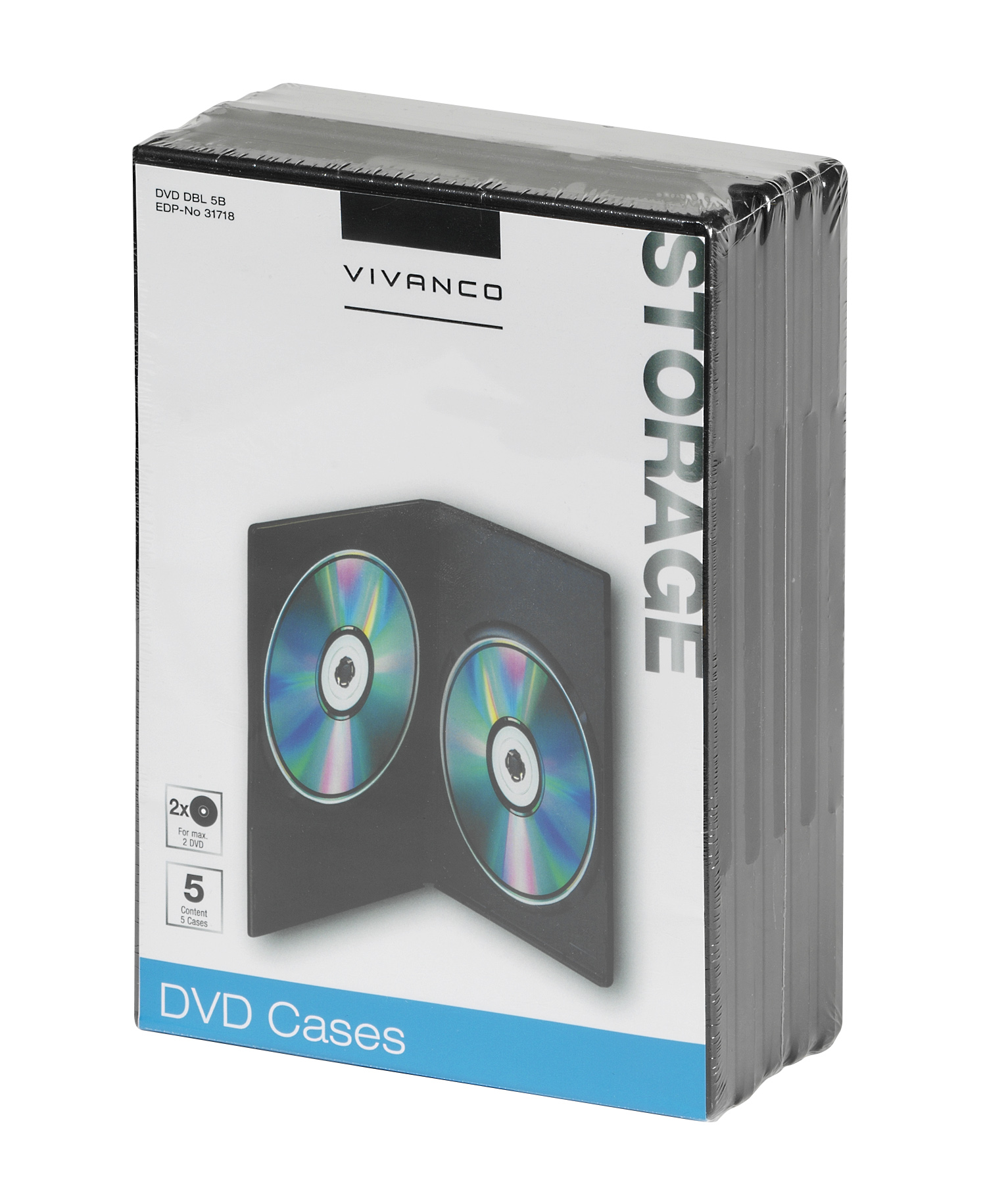 DVD DOUBLE Case, 5er Pack