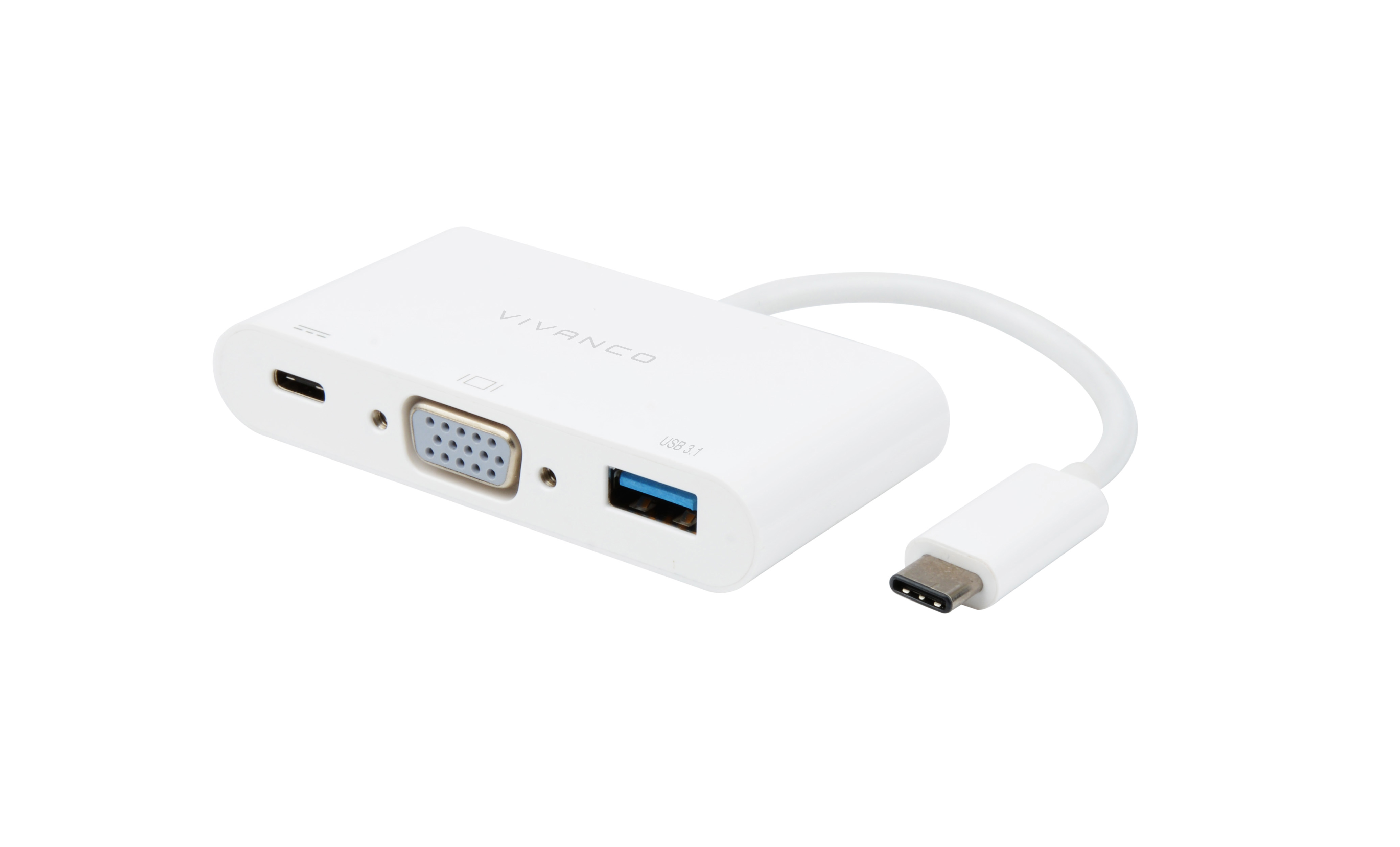 USB Type C VGA Adapter 3in1