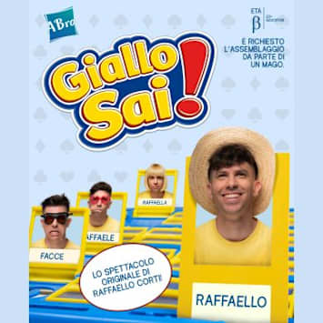 EE - RAFFAELLO CORTI: GIALLO SAI!