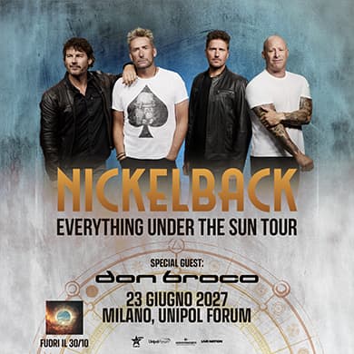 NICKELBACK - EVERYTHING UNDER THE SUN TOUR