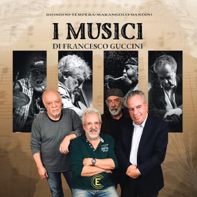 I MUSICI DI FRANCESCO GUCCINI - MA A NOI PIACE PENSARLO ANCORA DIETRO AL MOTORE...