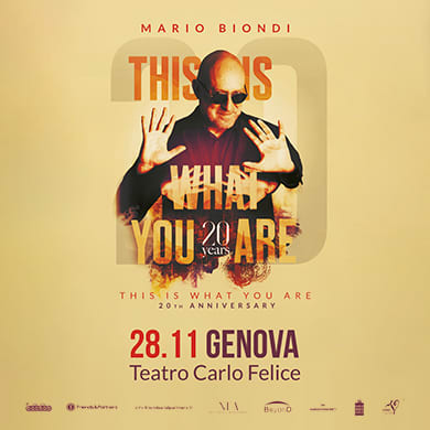 MARIO BIONDI - THIS IS WHAT YOU ARE 20TH ANNIVERSARY