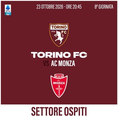 TORINO - MONZA | SETTORE OSPITI