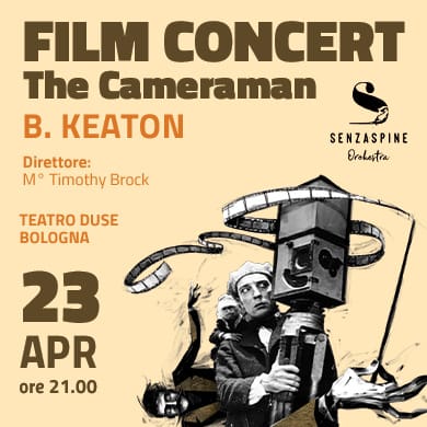 ORCHESTRA SENZASPINE - FILMCONCERT, THE CAMERAMAN (B. KEATON)
