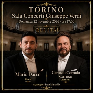 MARIO DACCÒ E CARMELO CORRADO CARUSO IN RECITAL