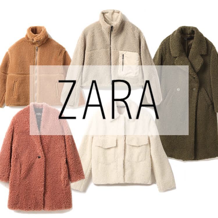 ZARA ボアジャケット