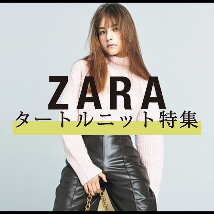 ZARA  タートルネックニット