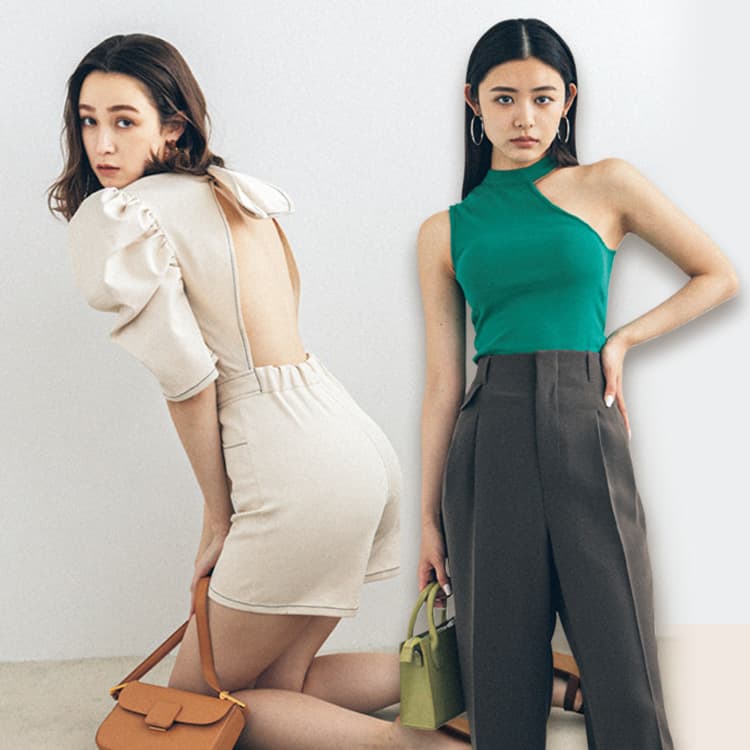 エッジの効いた肌見せで差をつける！ヘルシーな夏のシンプルコーデ | ViVi