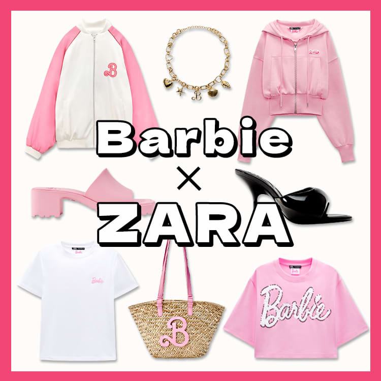 zara×バービーbarbie