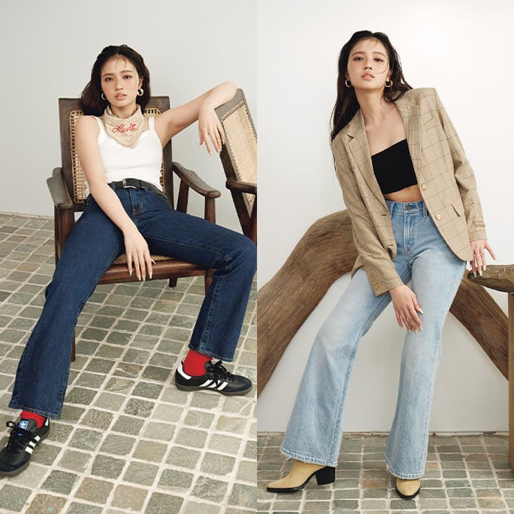 【517】リーバイス　デニム　フレアパンツ　ブーツカット　W31 L33 SHELLTER ONLINE SHOPはLevi's(リーバイス)正規取扱 / Levis 517