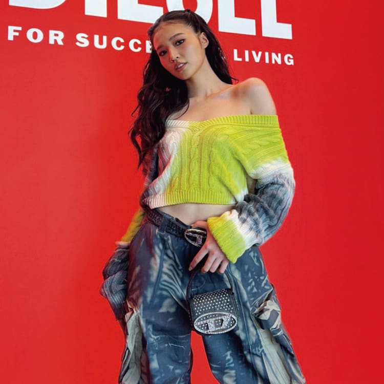 ディーゼル　ワンピース ホルターネック チェック キャミ　ViViせいら着用 DIESEL（ディーゼル）の「レディース ドレス ホルターネック マキシ