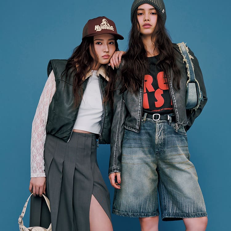 カッチリしすぎずゆるーく甘辛MIXに♡まずは一枚コンパクトアウターを