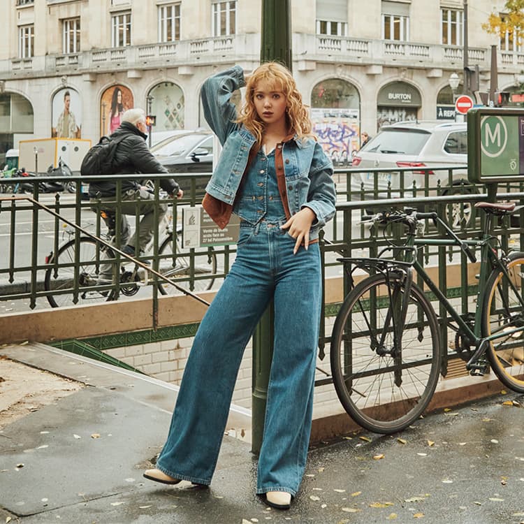 春！デニムどう着る？簡単に上級者に見せる“テク”教えます【PR】 | ViVi