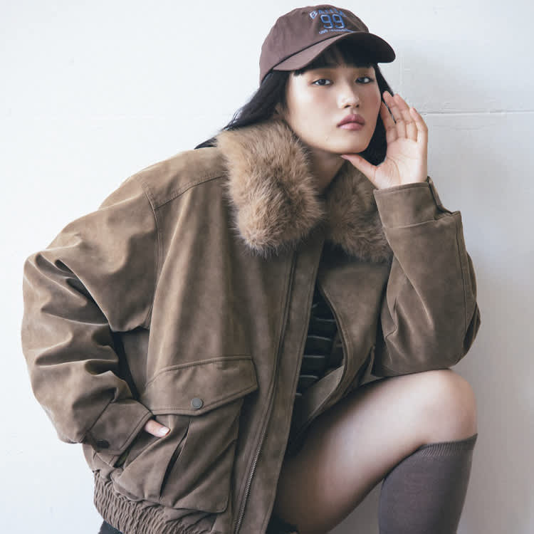 2025秋コーデ】ファーもトレンド色“ブラウン”に♡上品ヴィンテージ