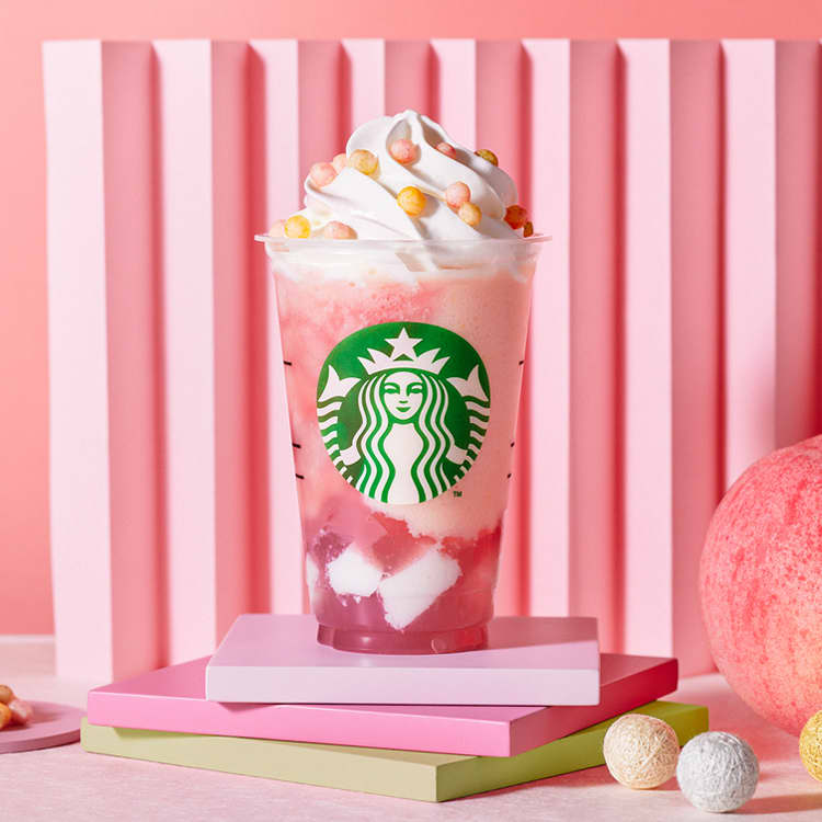 さえら ポテチーノ POTECHINO ドール ピンク 激レア 即日発送 初！【スターバックス】から“ふわサク”な『ひなまつり フラペチーノ
